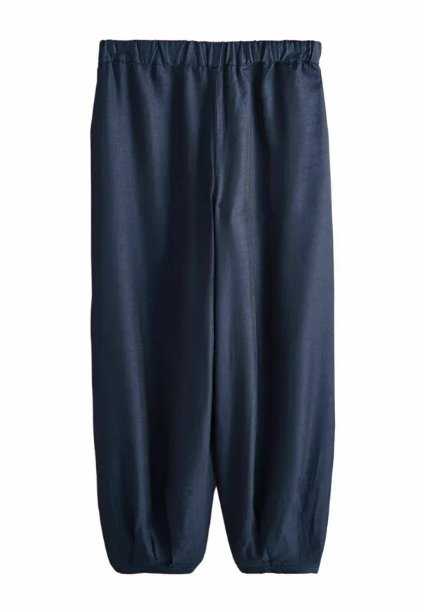 Брюки из вискозы с нейлоном Regular fit balloon trousers Next, Steel Blue, синий/стальной — фото 4