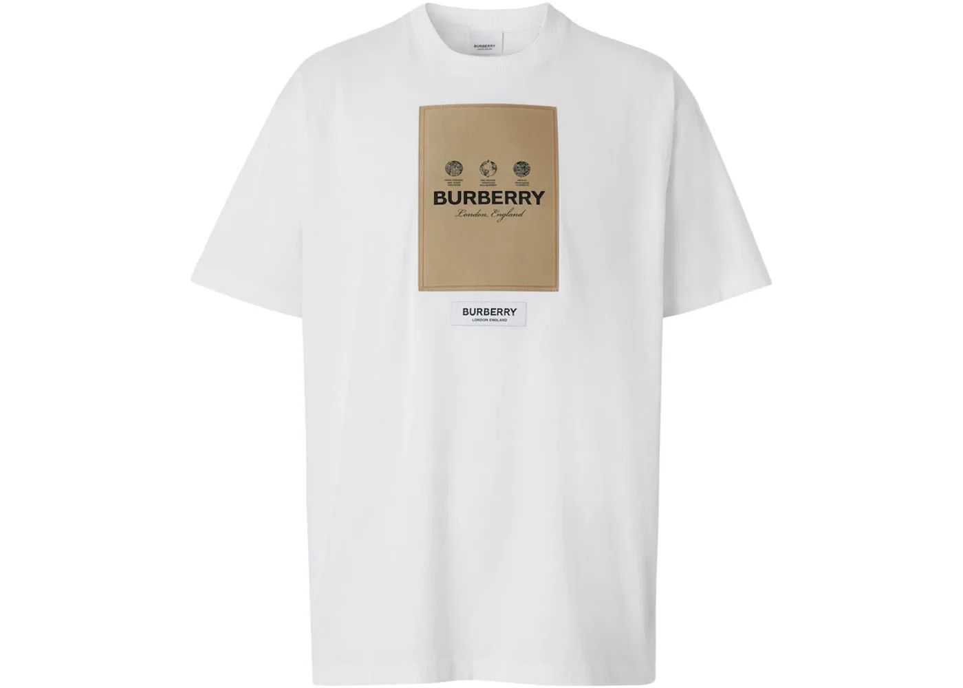 Мужская футболка с аппликацией Burberry, White