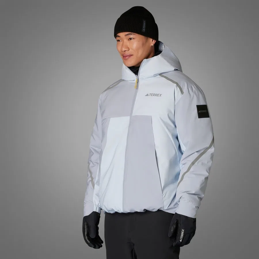 Утепленная двусторонняя куртка TERREX IX7953 National Geographic adidas, Серый — фото 4
