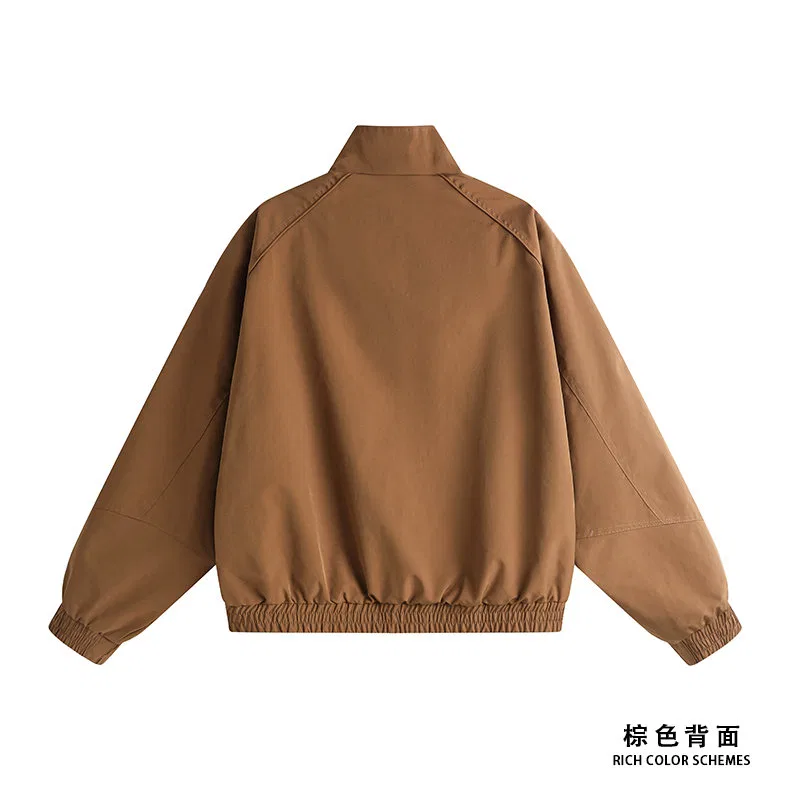 Детская куртка с воротником-стойкой тонкая Workwear GWAF, Dark Gray — фото 4