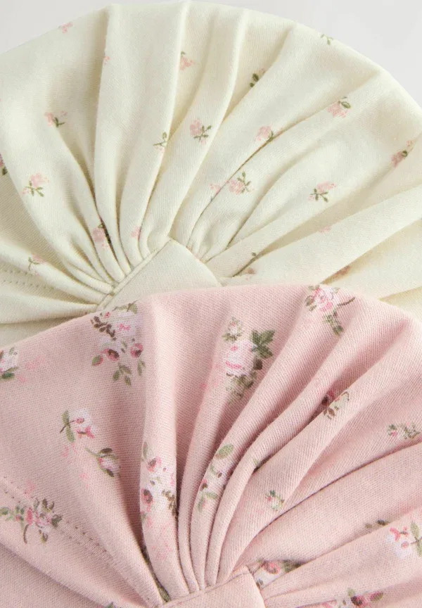 Комплект тюрбанов 2 шт Turban 2 pack Next pink, Beige, розовый/бежевый — фото 4