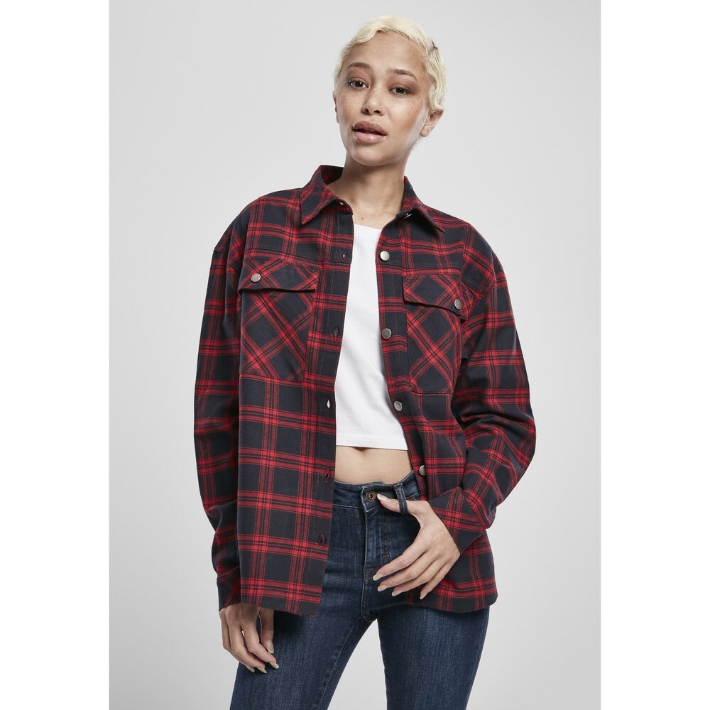 

Рубашка Urban Classics Oversized Over, синий