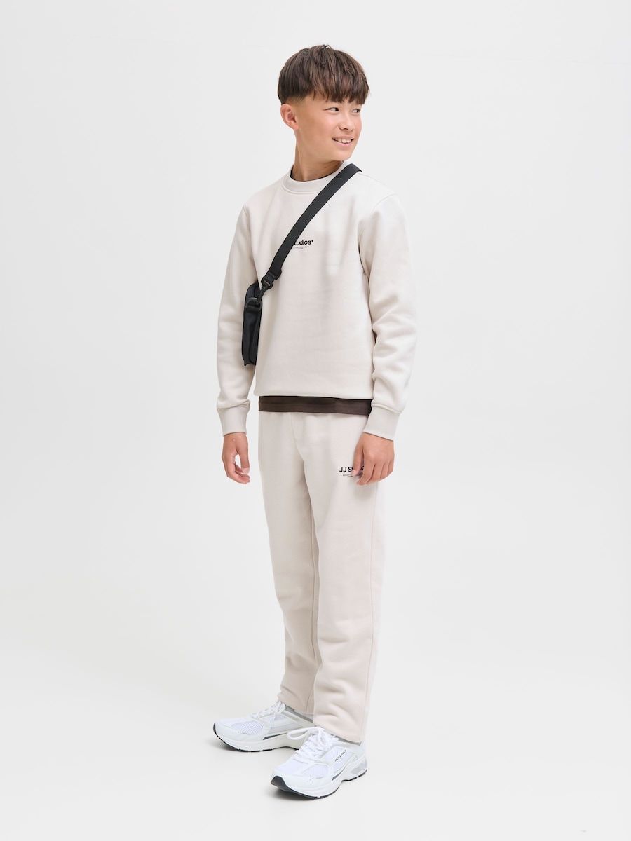 Толстовка Jack & Jones Junior JJESOHO, светло-серый — фото 4