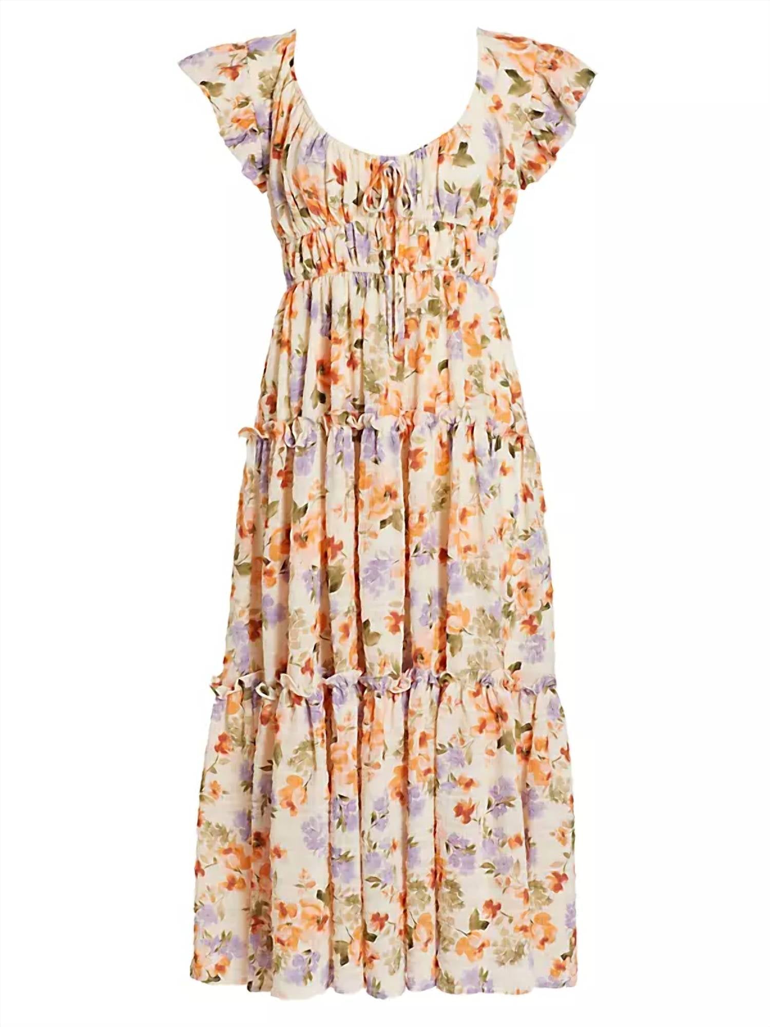 

Платье-миди Sibyl с цветочным принтом En Saison, цвет floral multi