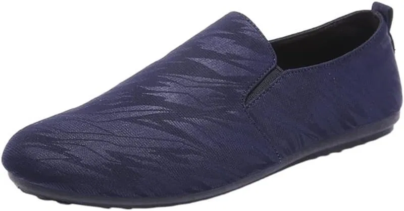 Мужские лоферы Smoking Loafer Shoes Solid Colors Deep Blue