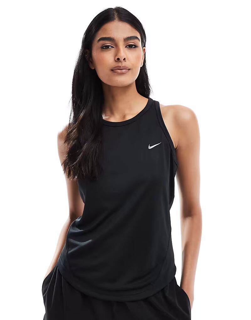 Топ Nike Running Tempo Dri-FIT черного цвета — фото 4