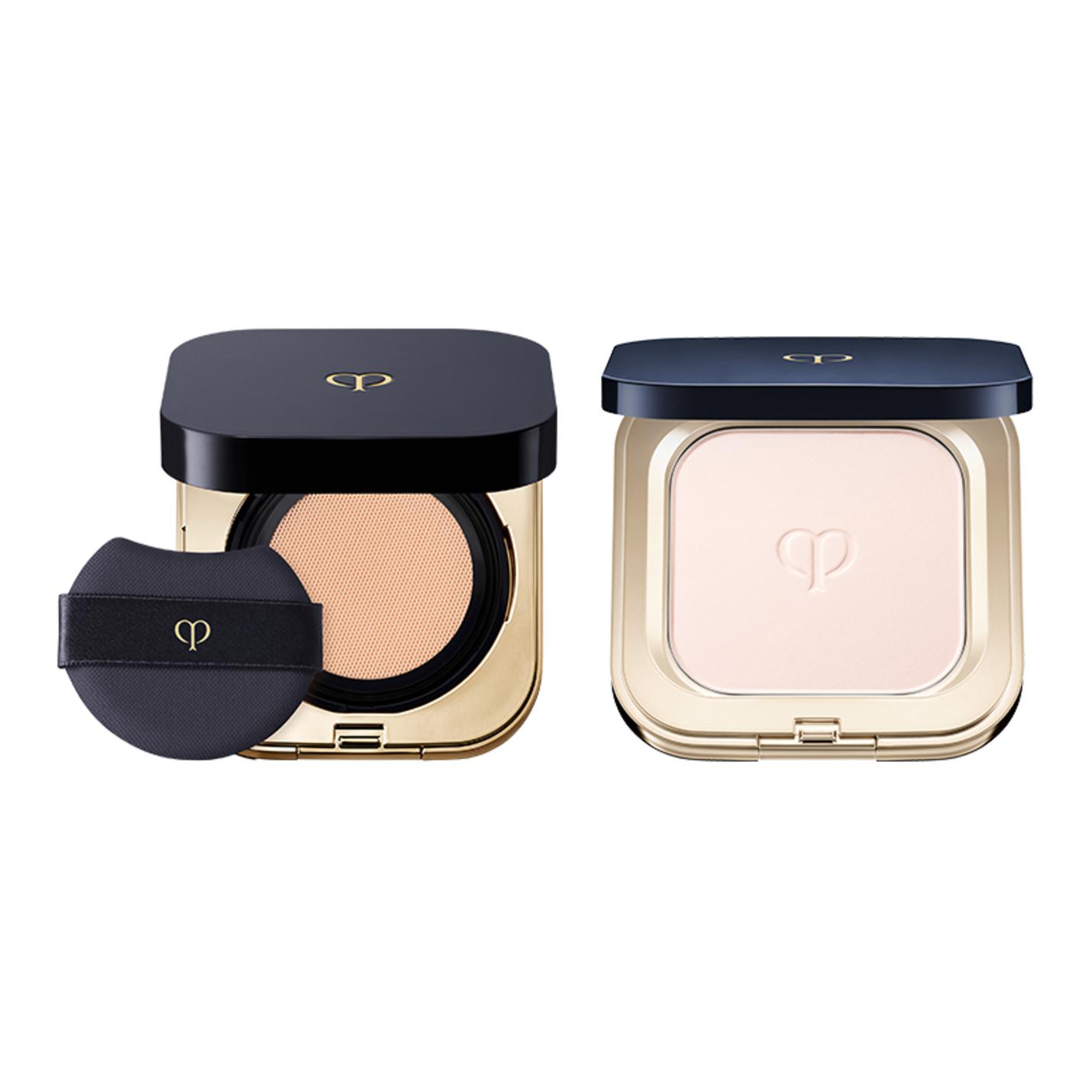 

Пудра Square Air Cushion Radiance Honey для макияжа, естественное осветление тона кожи, 14г+5г Clé De Peau Beauté