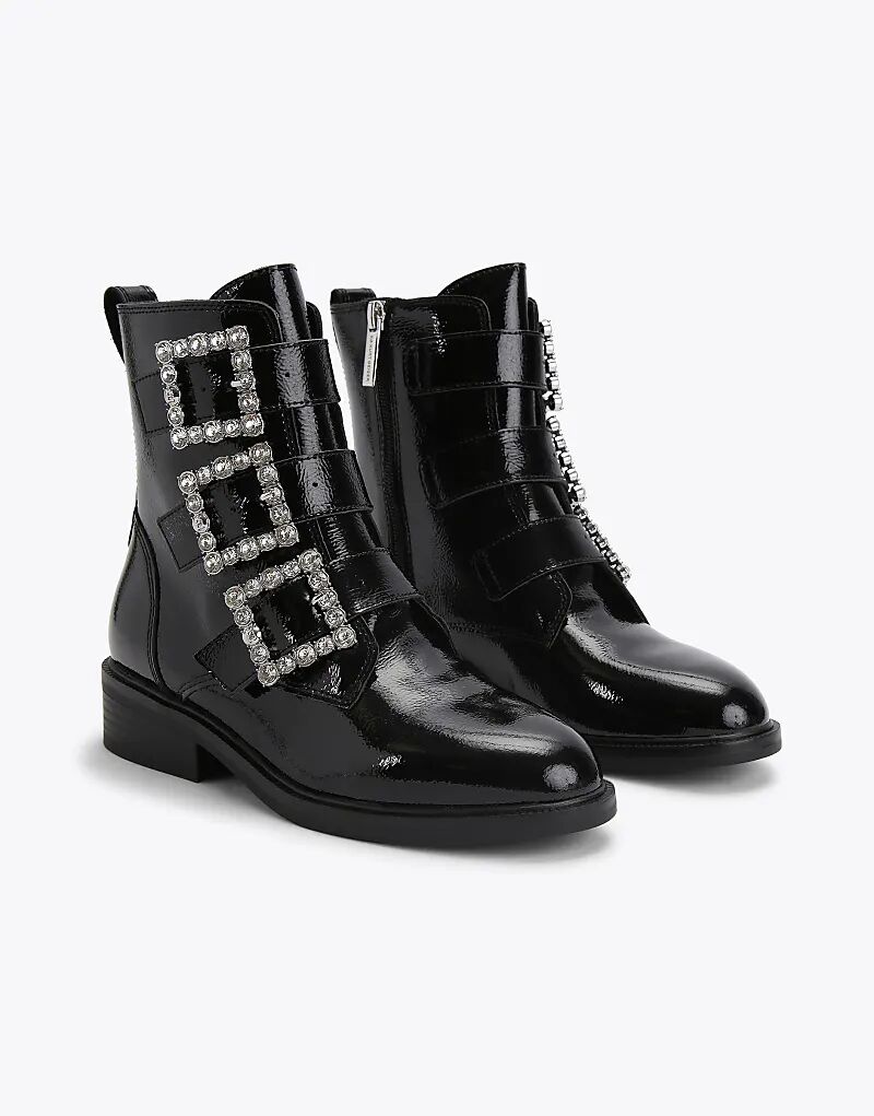 Низкие ботильоны KG Kurt Geiger Tisha из черной кожи — фото 2