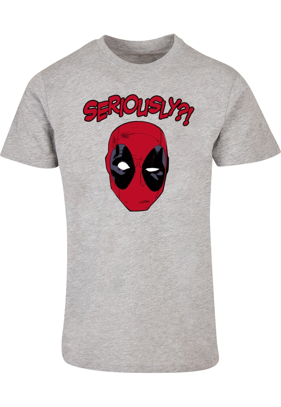 

Классическая футболка ABSOLUTE CULT Shirt Deadpool - Seriously, пятнистый серый