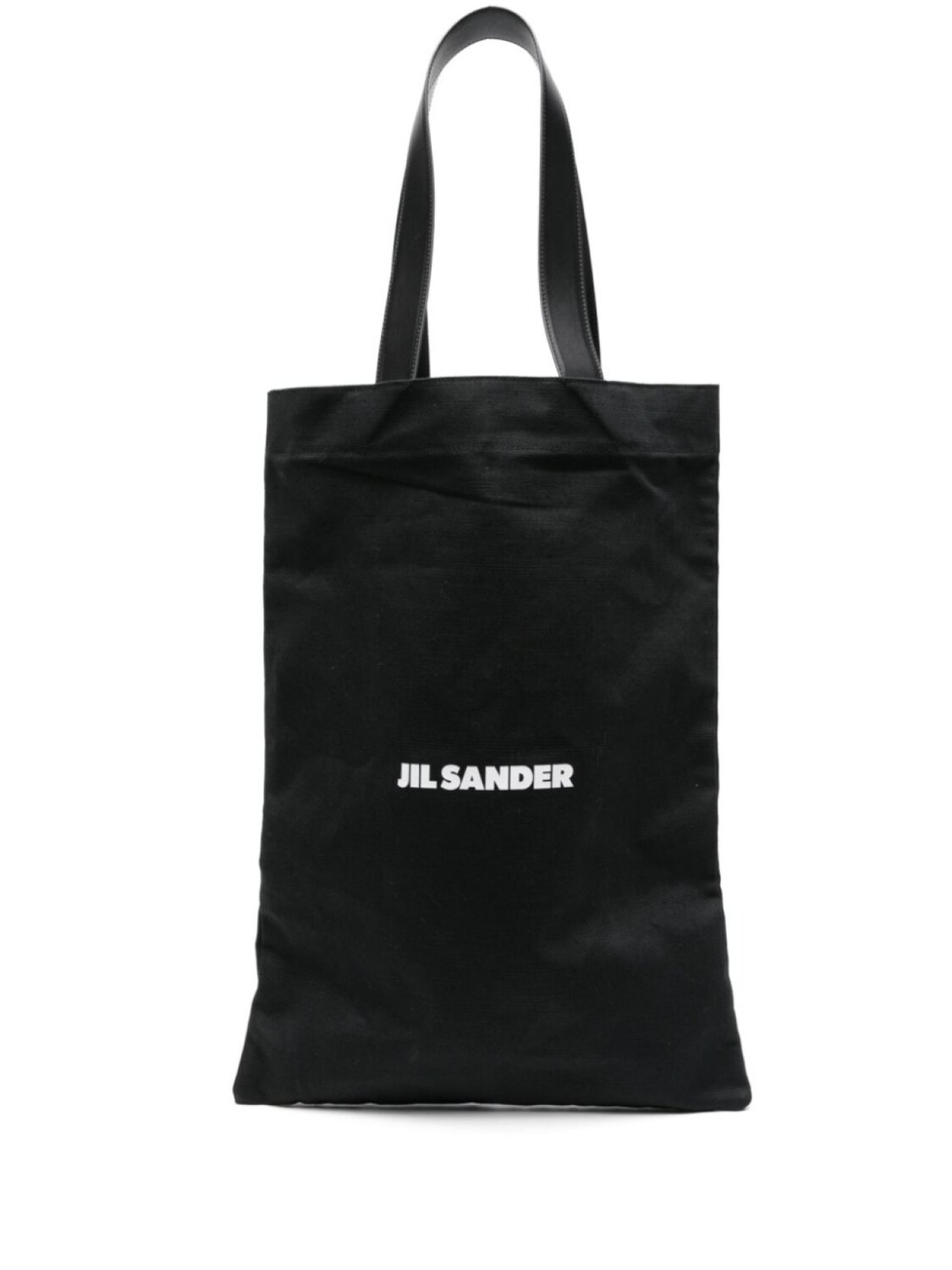 

Jil Sander большая сумка-тоут Flat Shopper, черный