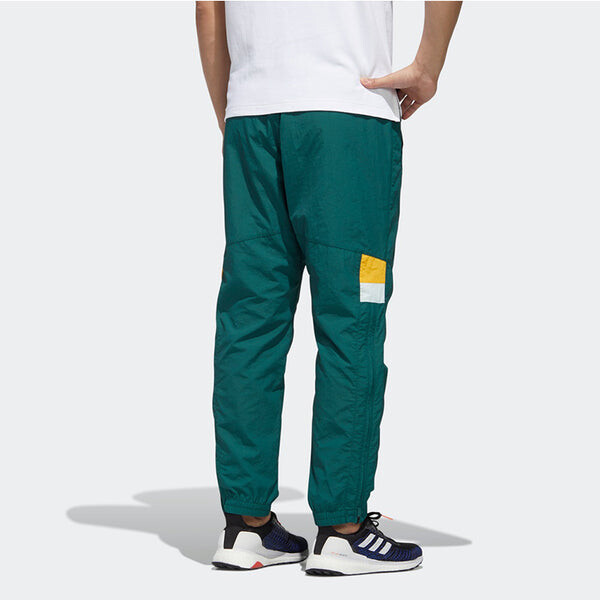 Спортивные штаны adidas Ub Pnt Double logo Colorblock Casual Sports Pants Forest Green, зеленый — фото 2