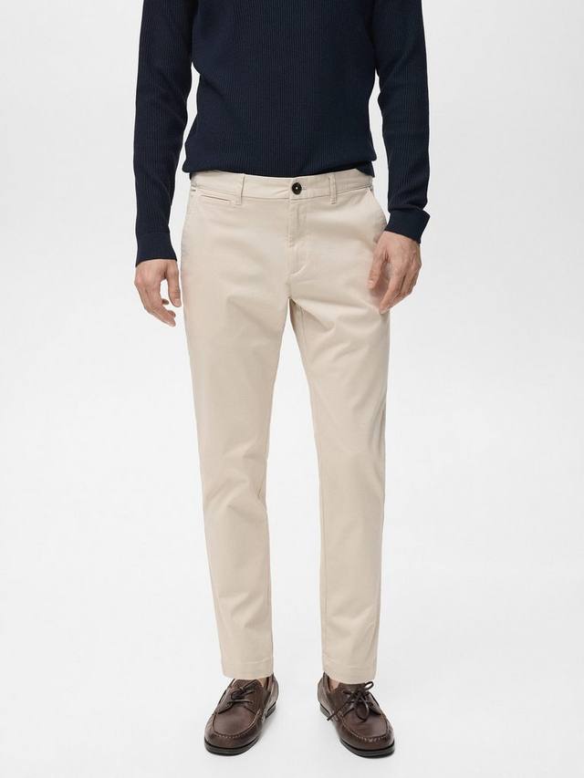 

Брюки из смесового хлопка Prato Mango, White