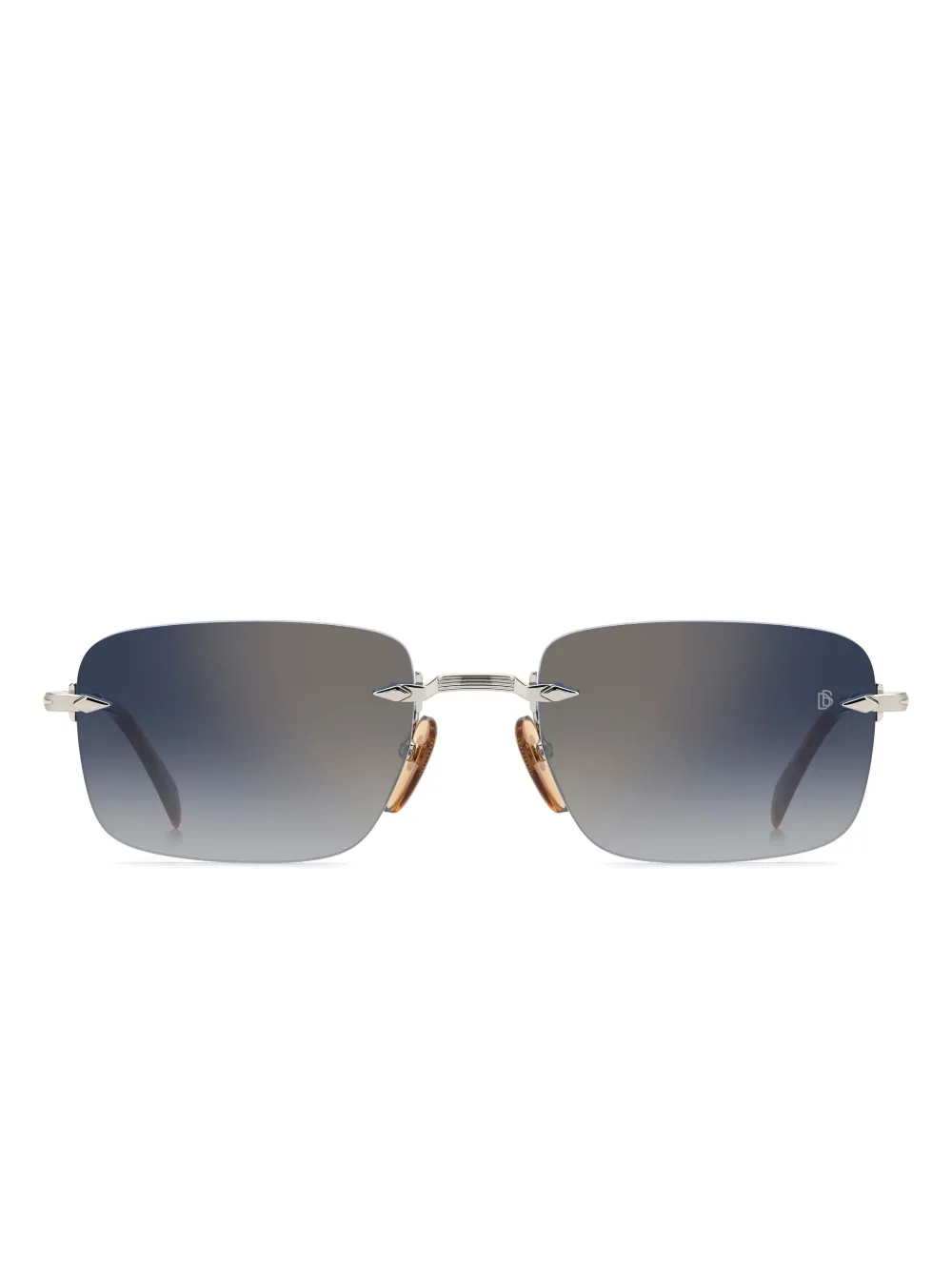 

Солнцезащитные очки без оправы Eyewear by David Beckham, серебряный