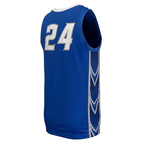 Мужская баскетбольная футболка creighton bluejays Nike — фото 4