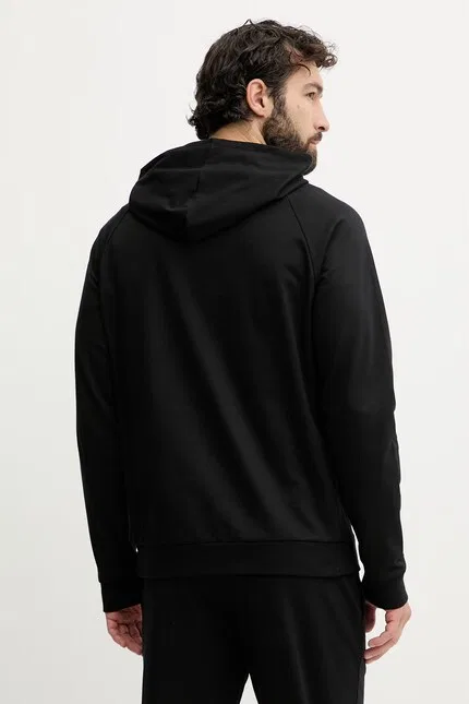 Толстовка на молнии с капюшоном Authentic Jacket H BOSS, черный — фото 3