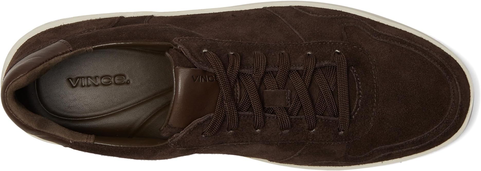 Кроссовки Vince Peyton Lace-Up Sneakers, цвет Cocoa Brown Suede — фото 2