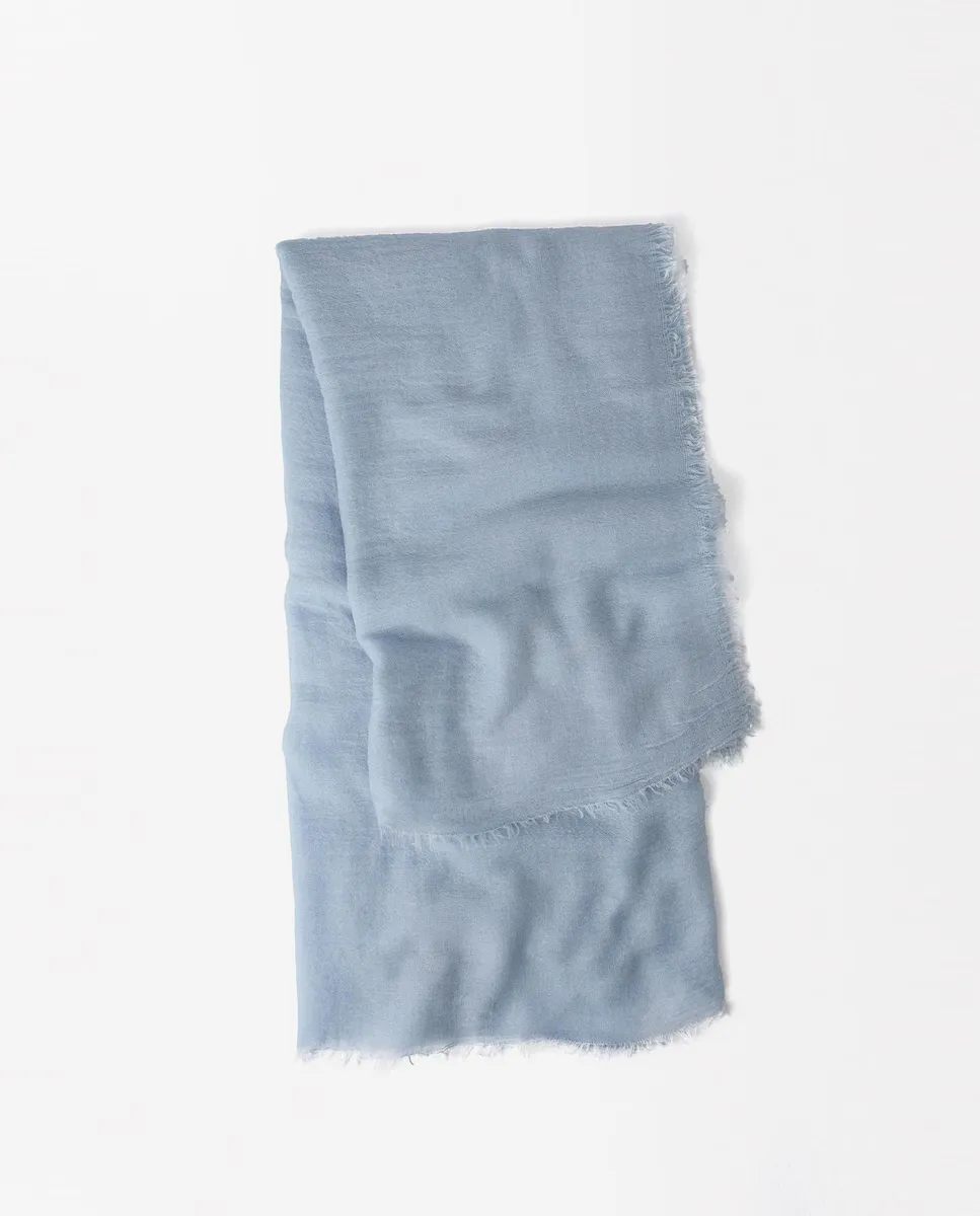 

Шарф с простой строчкой Parfois, светло-голубой