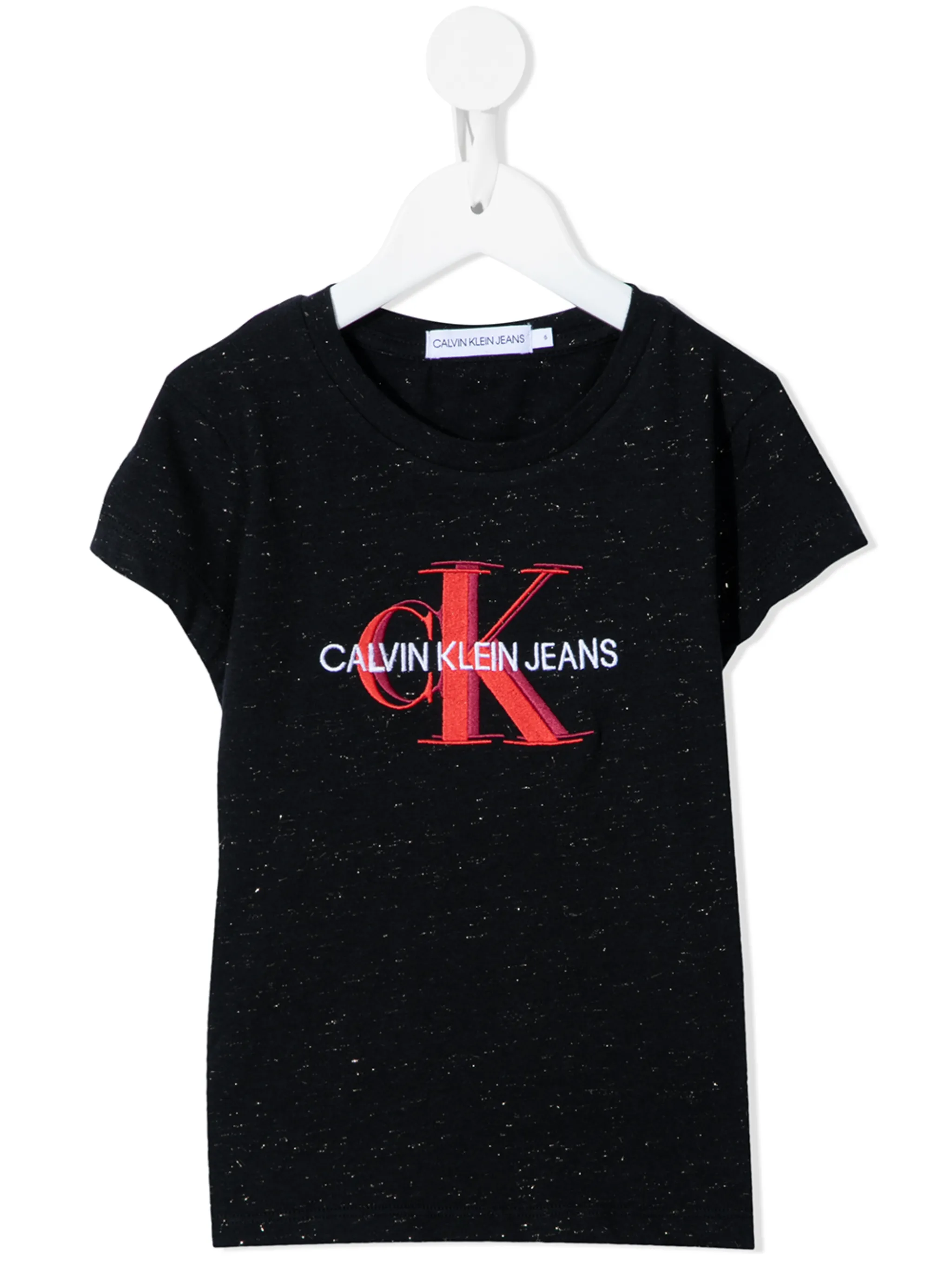 

Футболка с логотипом Calvin Klein Kids, черный