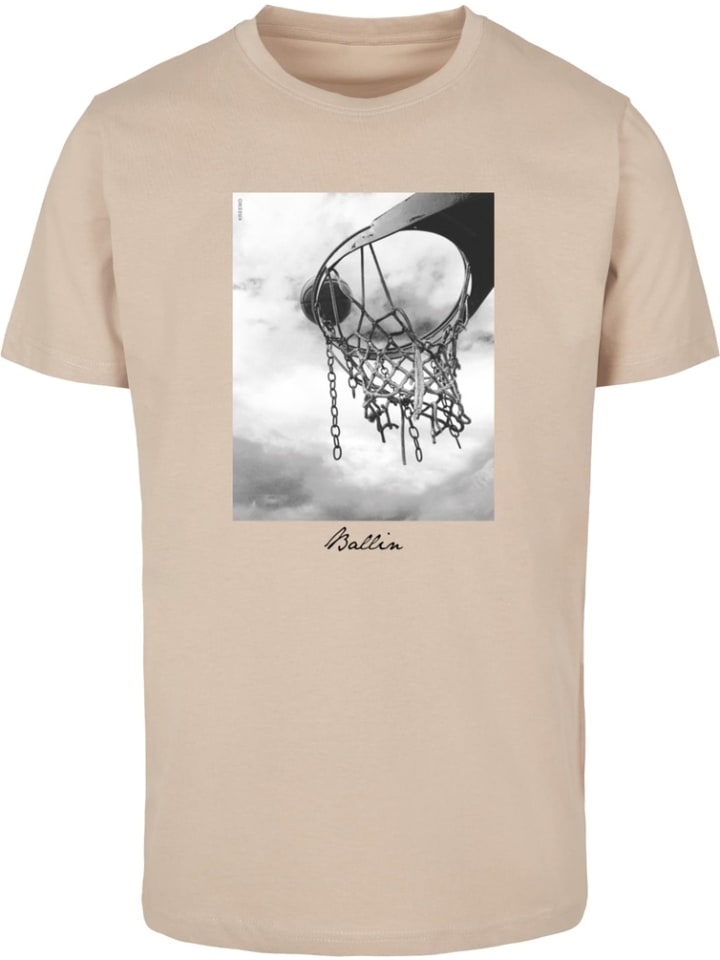 

Футболка Ballin 2.0 Tee бежевого цвета Mister Tee, Бежевый, Футболка Ballin 2.0 Tee бежевого цвета Mister Tee