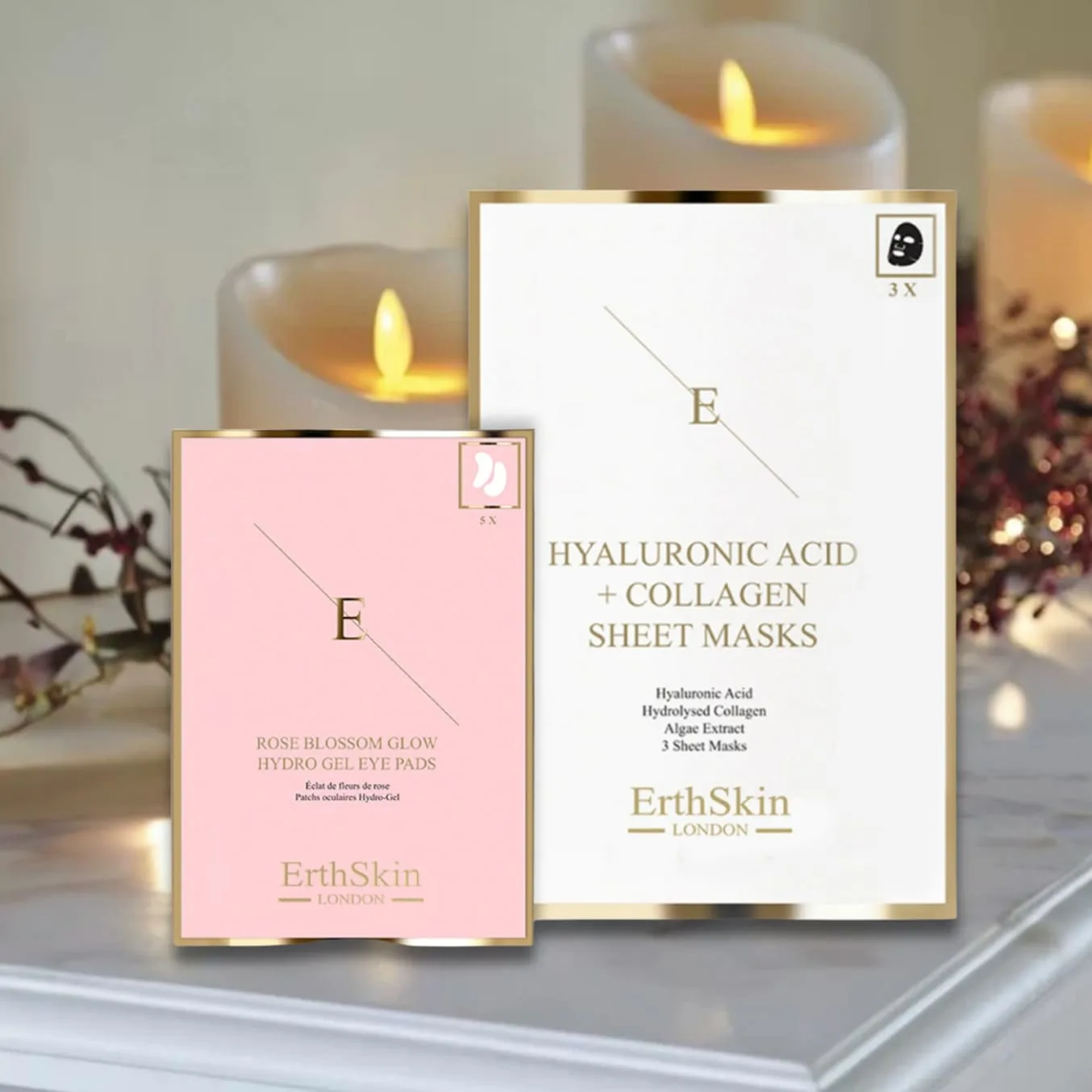 Набор ErthSkin London — Для ухода за лицом Hydra & Rose, набор для ухода за кожей вокруг глаз. , 1 шт — фото 3
