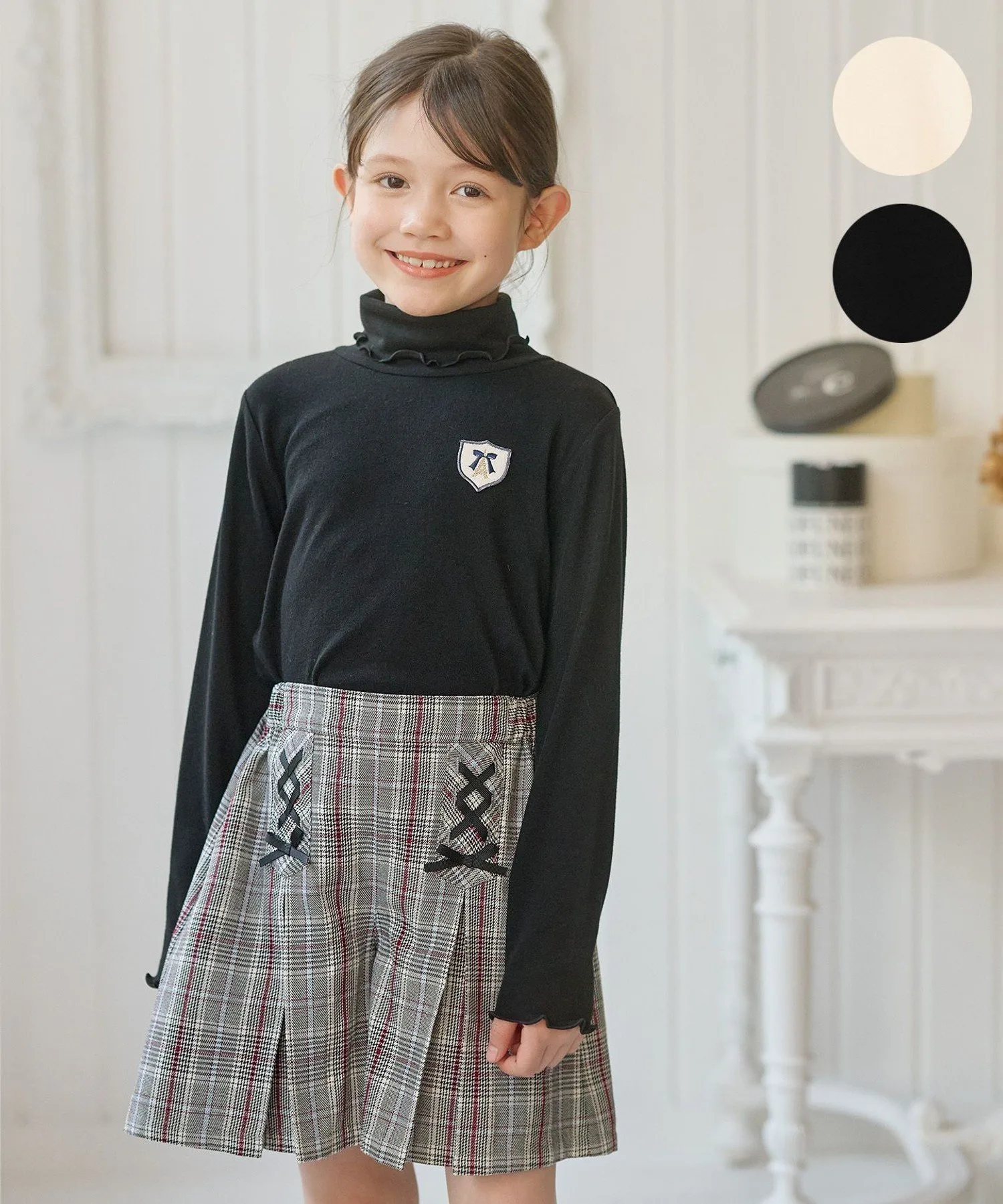 [150-160 см] Гладкое на ощупь нижнее белье Kids Suite, Black [005]