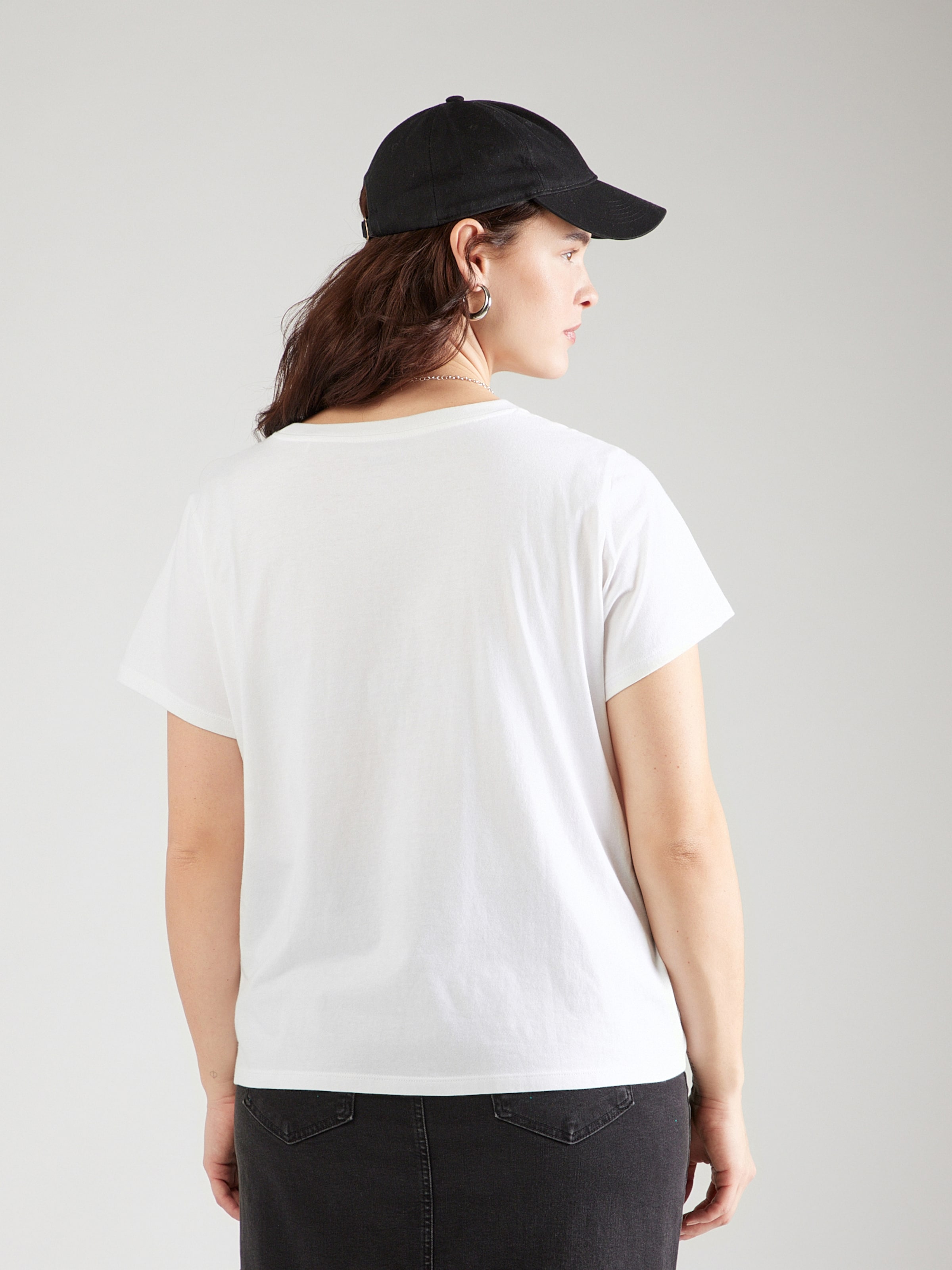Levi's Plus Футболка 'THE PERFECT' в белом цвете — фото 3