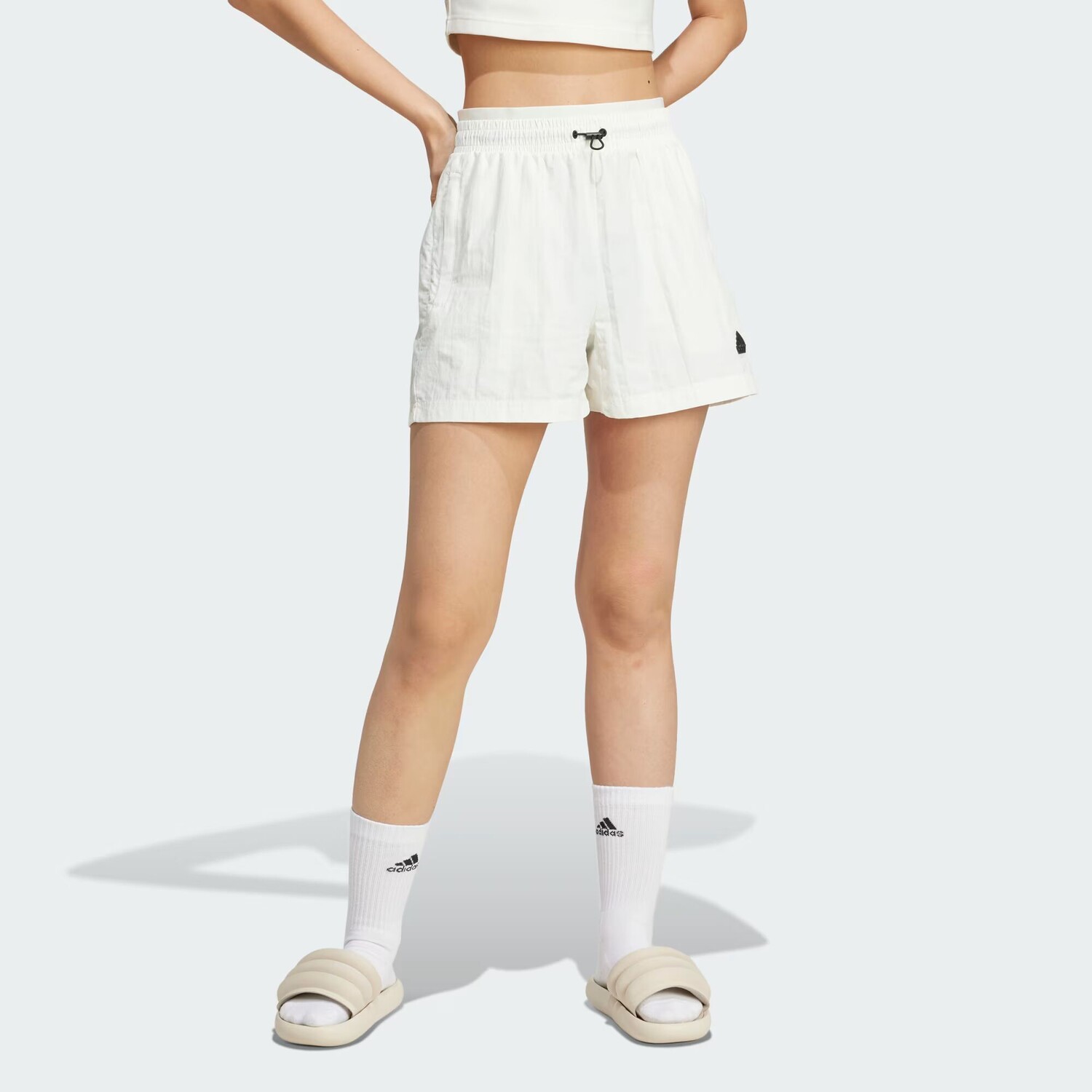 

Тканые шорты City Escape Adidas, цвет Off White