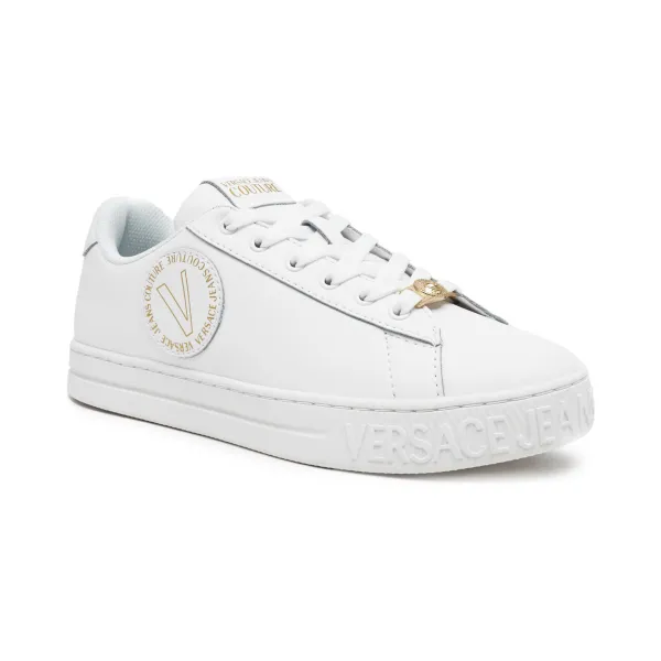

Кожаная спортивная обувь Versace, белый