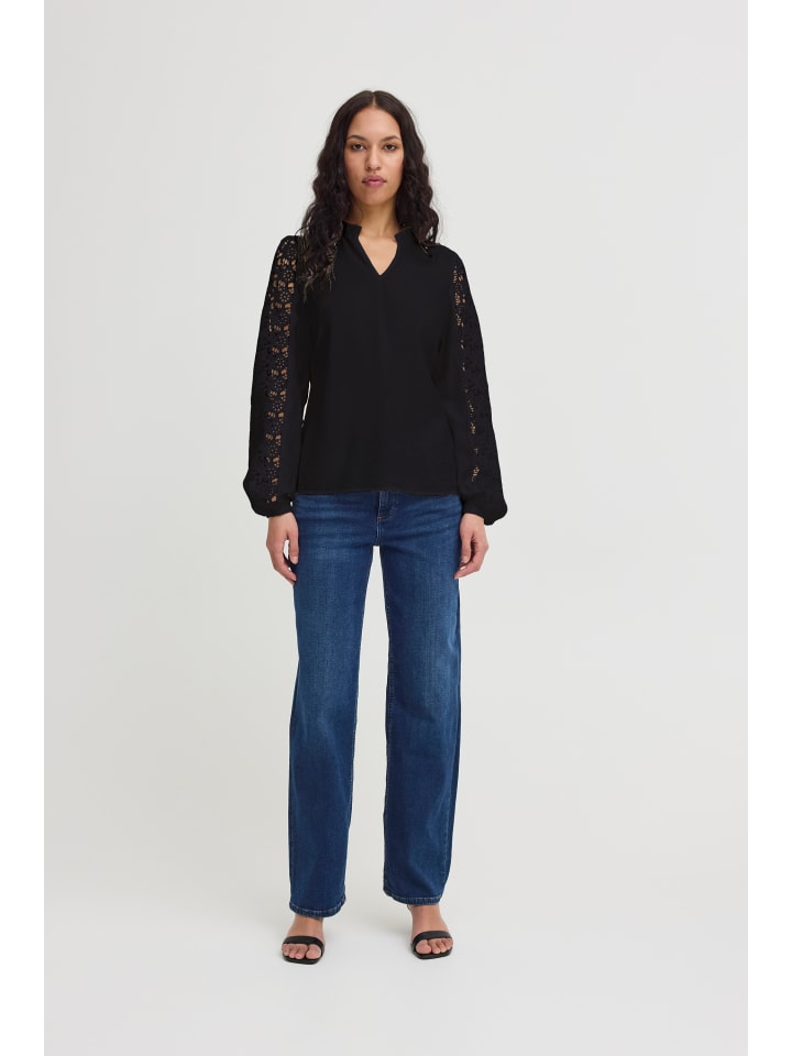 

ICHI Блузка с длинными рукавами IXMIRELLA, стандартный крой, цвет Cloud Dancer