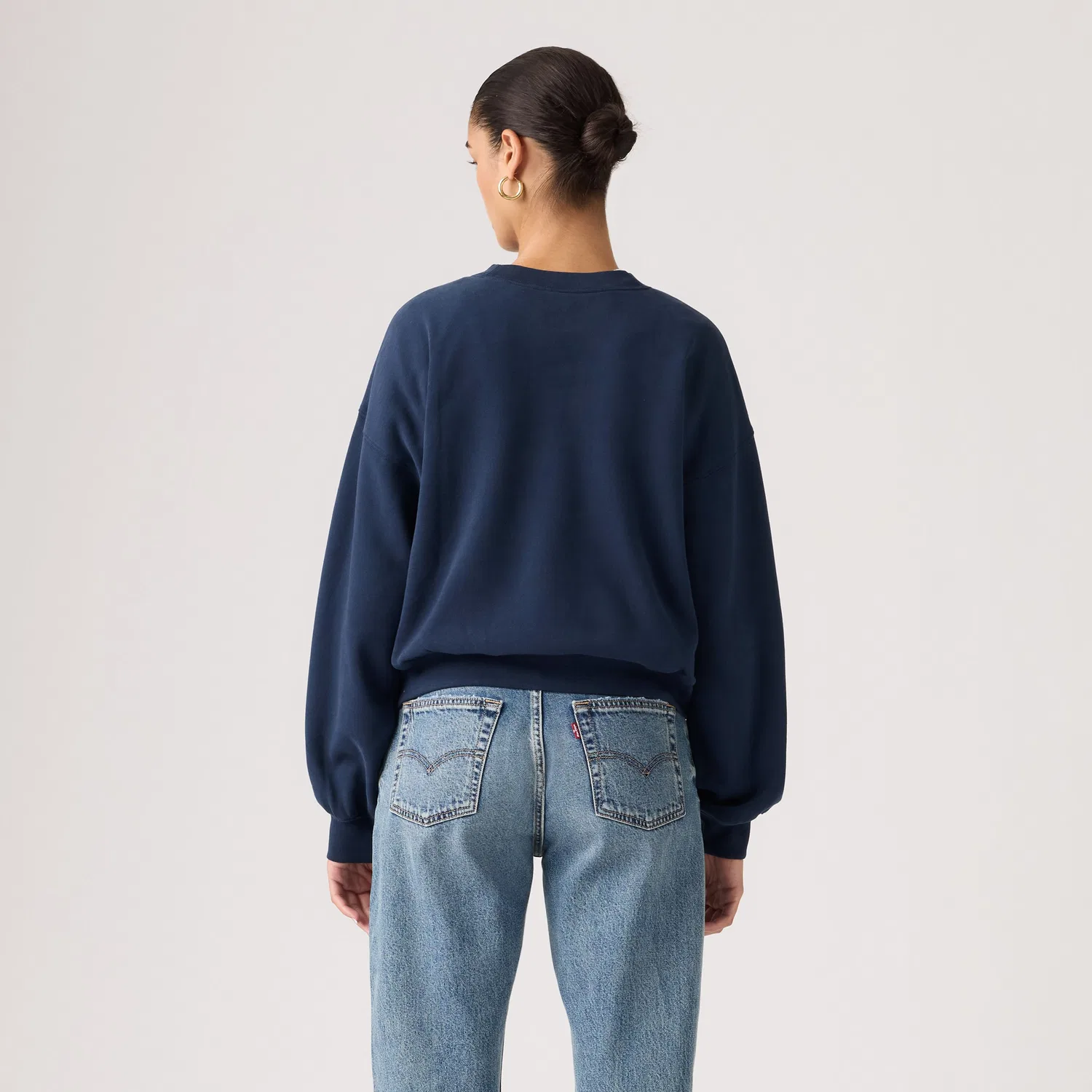 Винтажная толстовка с графическим логотипом Levi's, Blue — фото 3