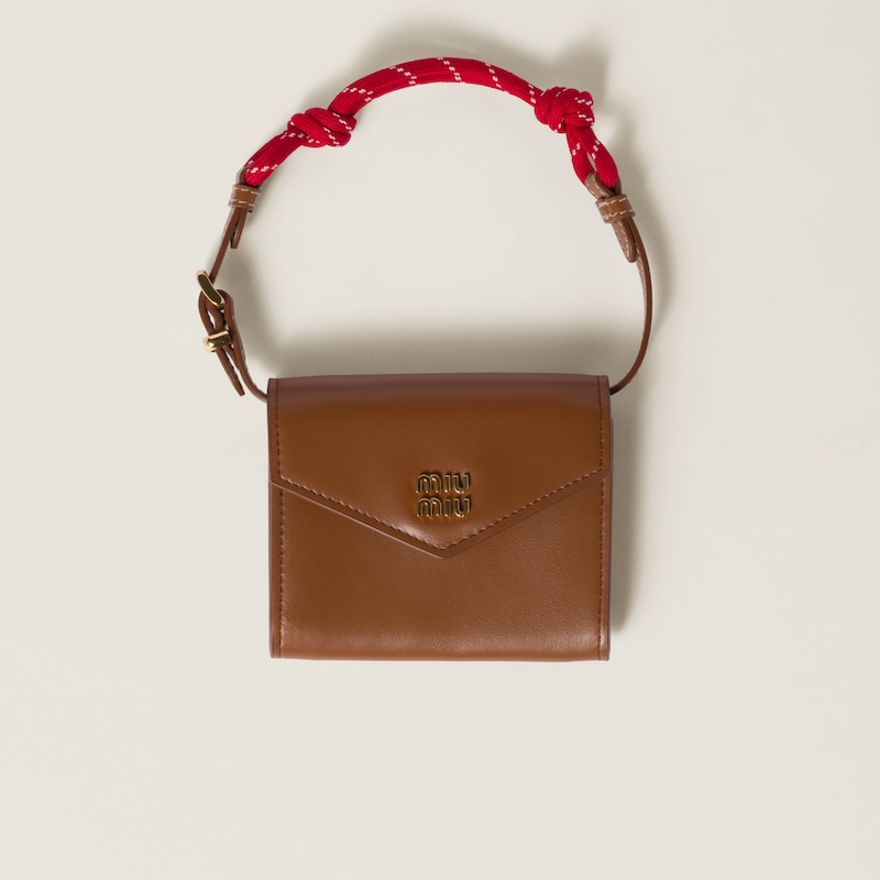 

Кожаная сумка через плечо Miu Miu, мультиколор