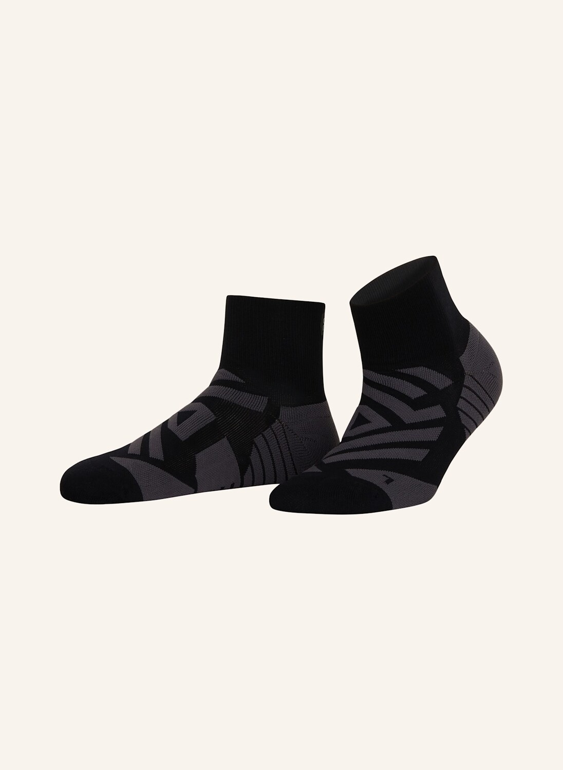 

Носки для бега performance mid с сеткой On, цвет 00831 BLACK | SHADOW