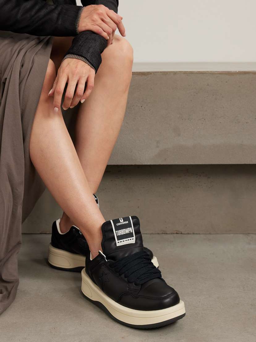 Кроссовки Converse Inflated TurboWPN из кожи Rick Owens, черный — фото 2