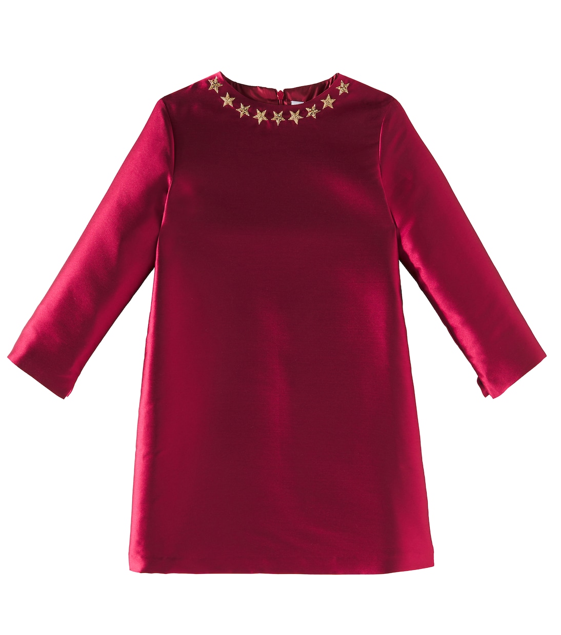

Платье из твила с декором Il Gufo, Redcurrant