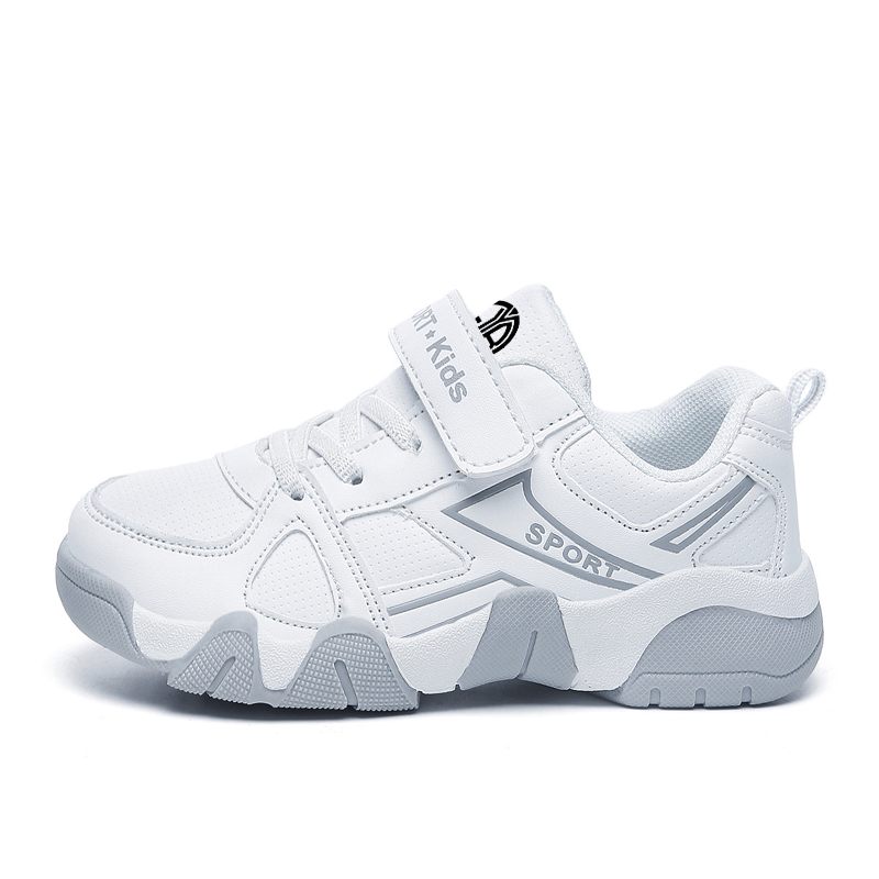 

Yi Jiabao Противоскользящие, дышащие, легкие, амортизирующие кроссовки с низким верхом, белые, детские