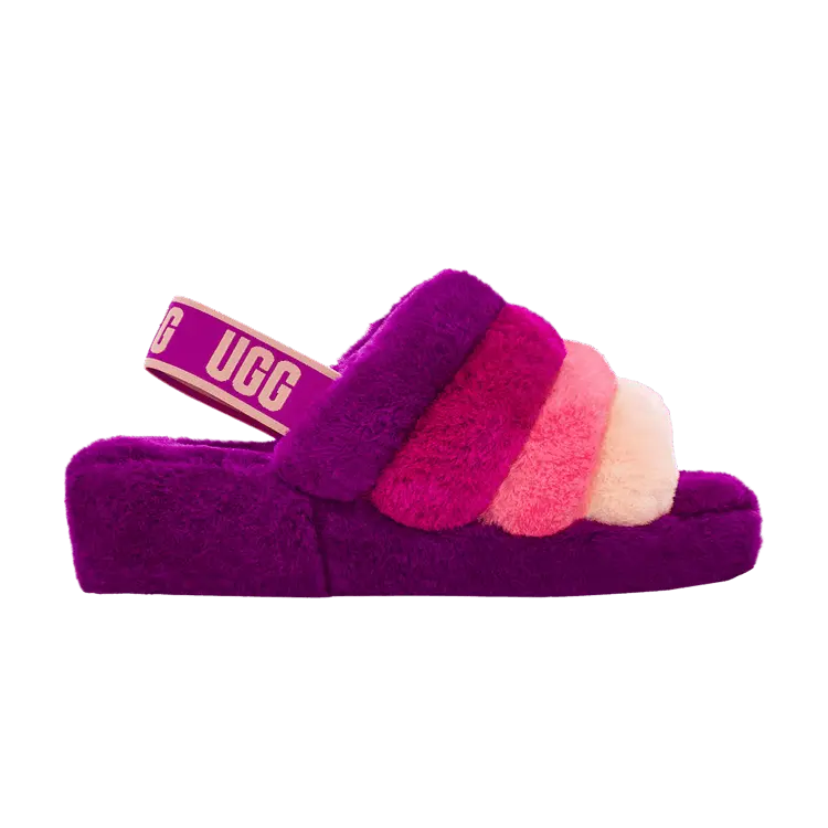 

Кроссовки UGG Wmns Fluff Yeah Slide Berrylicious Gradient, фиолетовый