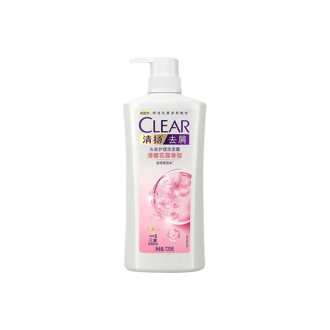Шампунь Cherry Blossom Hydrating Dandruff Treatment ароматический очищающий 500г/500г*2/500г*3/750мл CLEAR