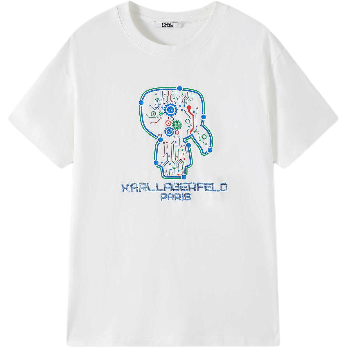 

KARL LAGERFELD / Karl Lagerfeld Jeans Футболка KARL LAGERFELD мужская белая, Белый, KARL LAGERFELD / Karl Lagerfeld Jeans Футболка KARL LAGERFELD мужская белая