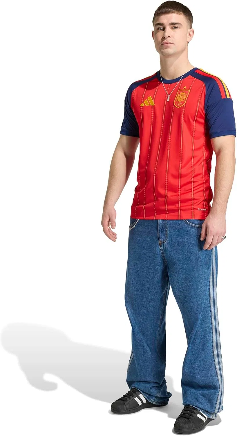 Футболка домашняя Испания 26, adidas, цвет Vivid Red — фото 3