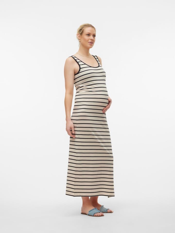 

Длинное платье mama licious Umstands Maxi Ärmelloses, черный
