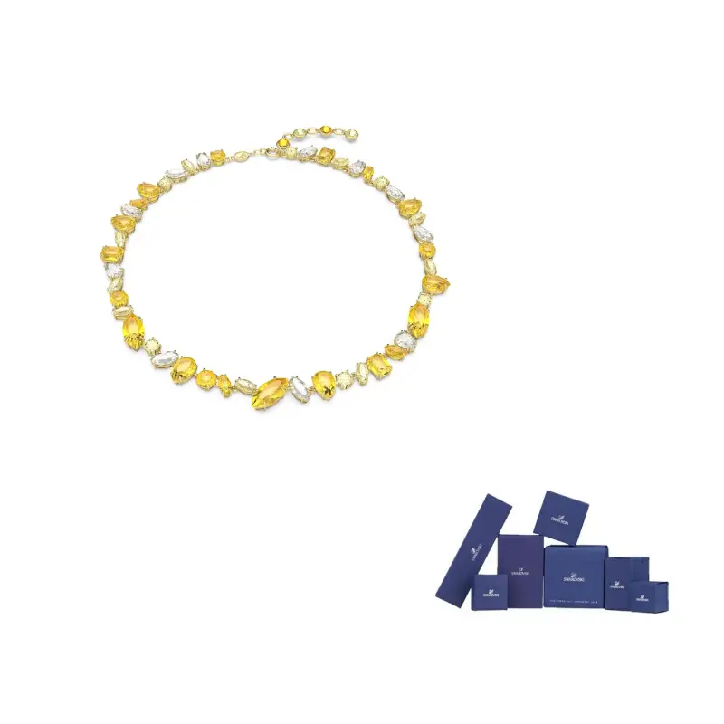 

Swarovski Женское ожерелье из искусственного кристалла Gema Yellow