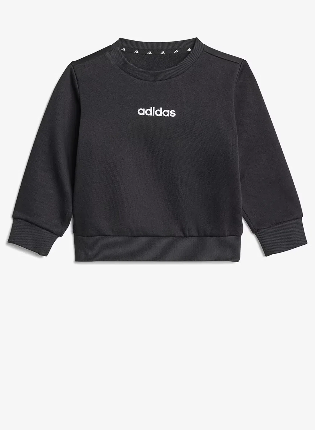 Комплект детский из флиса с длинным рукавом Adidas, черный — фото 2