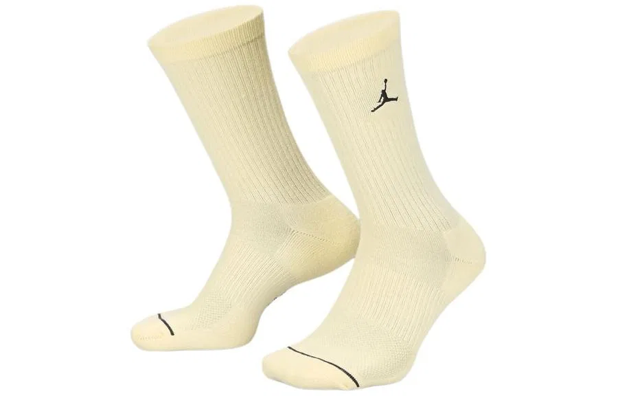 Мужские носки с принтом Jordan Logo 3 Pack, Jordan, Yellow Brown White