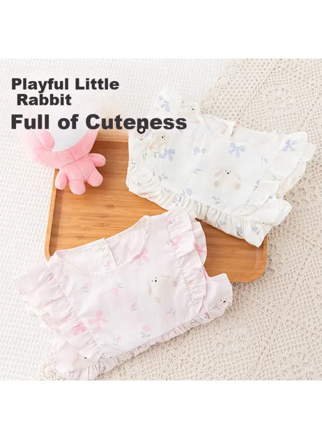 Платье-жилет без рукавов из хлопка Babyprints, розовый — фото 3