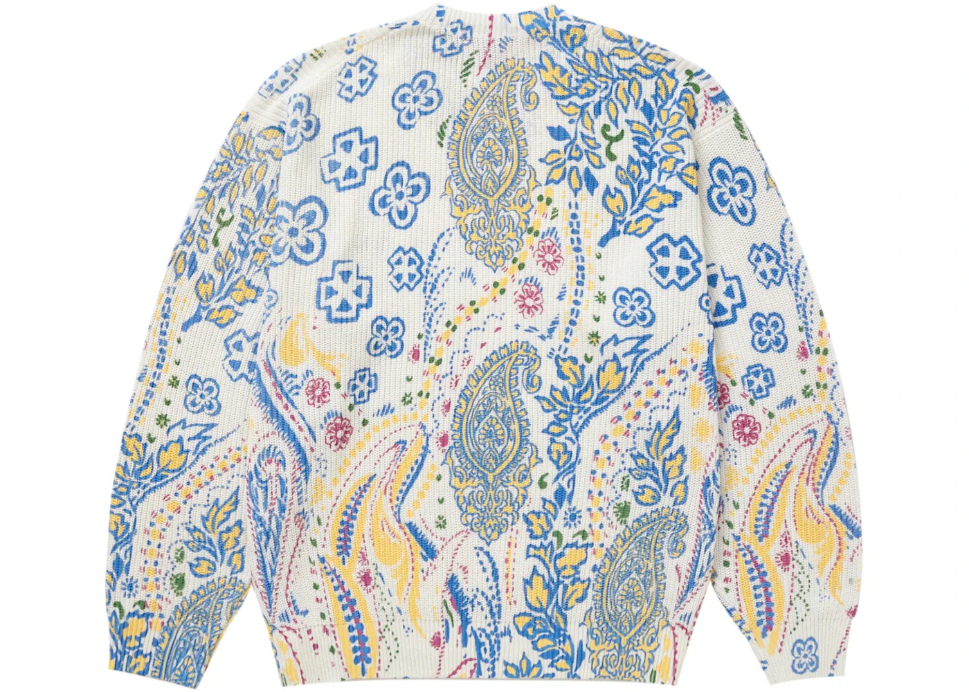 Мужской свитер с принтом Paisley Supreme, White — фото 2