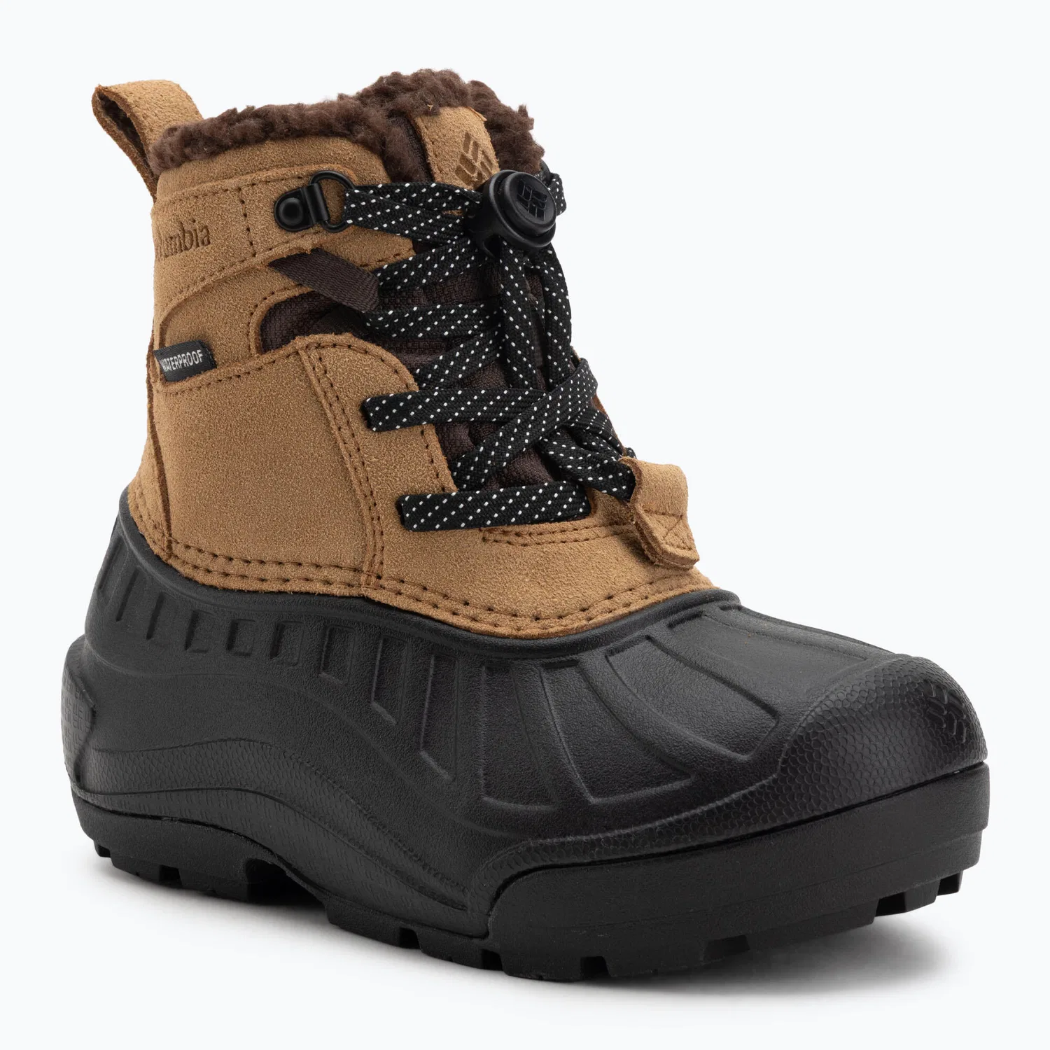 Детские зимние ботинки с утеплителем Columbia Youth Powderbug Alpine, Цвет Braun