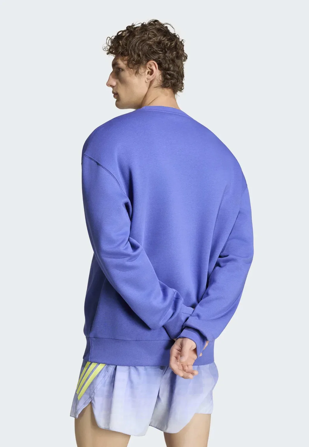 Толстовка Ber26 для экипажа Adidas Performance, Dual Indigo — фото 3