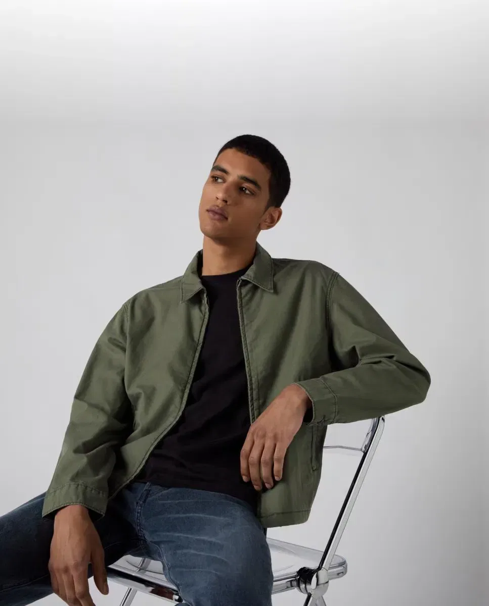 Мужская куртка хлопковая Levi's, Verde Oscuro — фото 4
