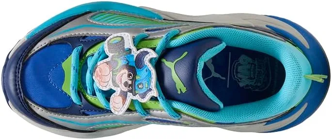 Детские кроссовки для мальчиков на шнуровке X Paw Patrol PUMA, Blue — фото 4