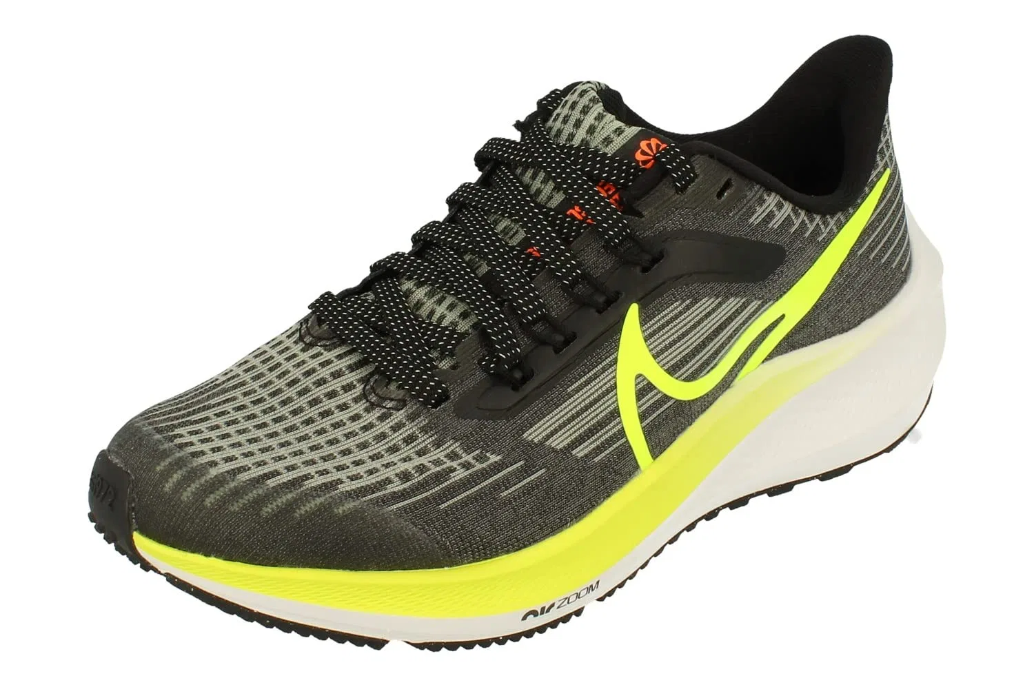 Детские беговые кроссовки для мальчиков Air Zoom Pegasus 39 NIKE, Multicoloured Black Volt Barely Volt Total Orange